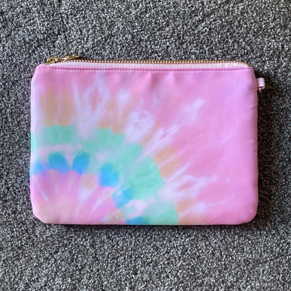 Stoney Clover Lane tie dye pink pouch